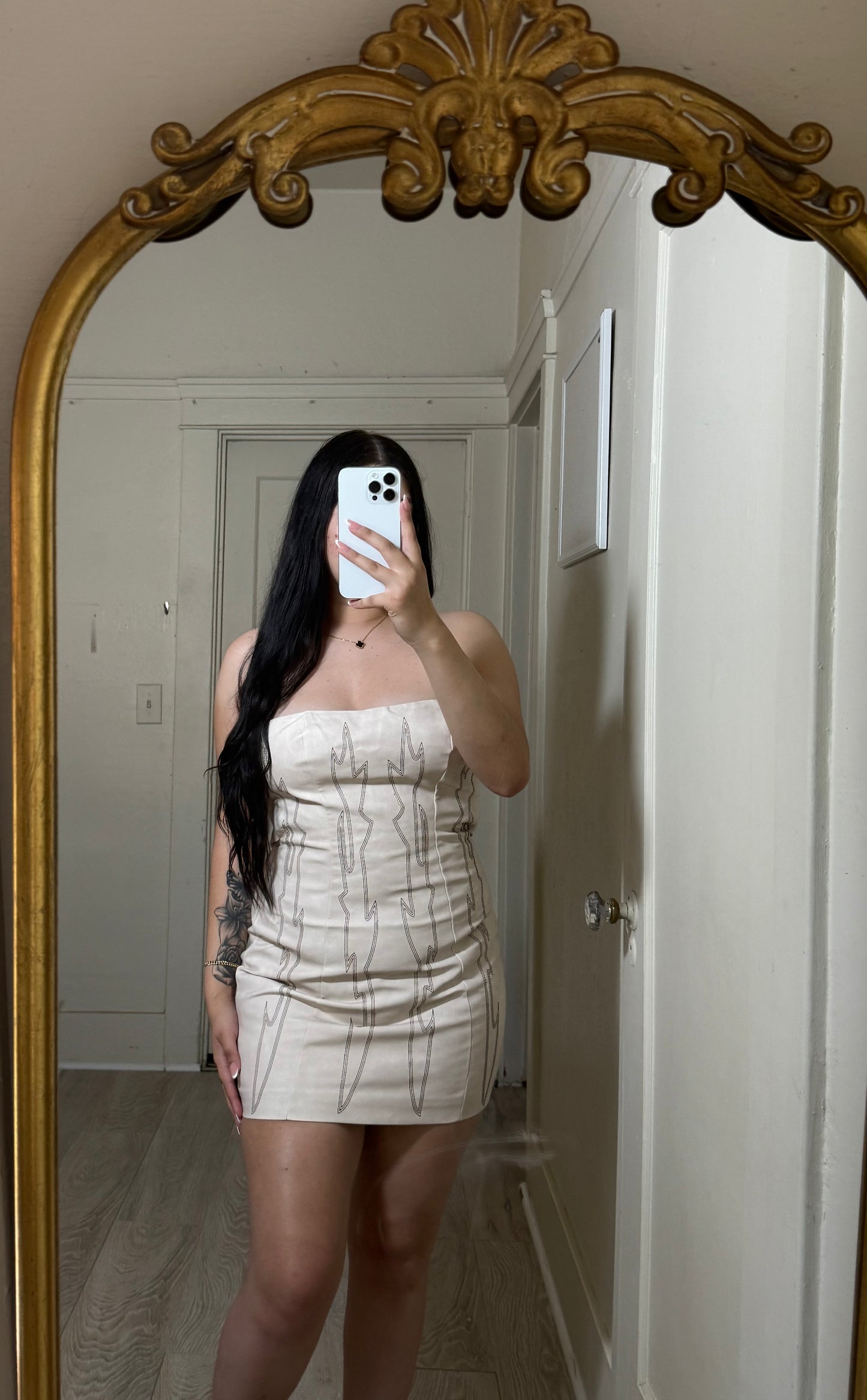 Celeste Cream Dress
