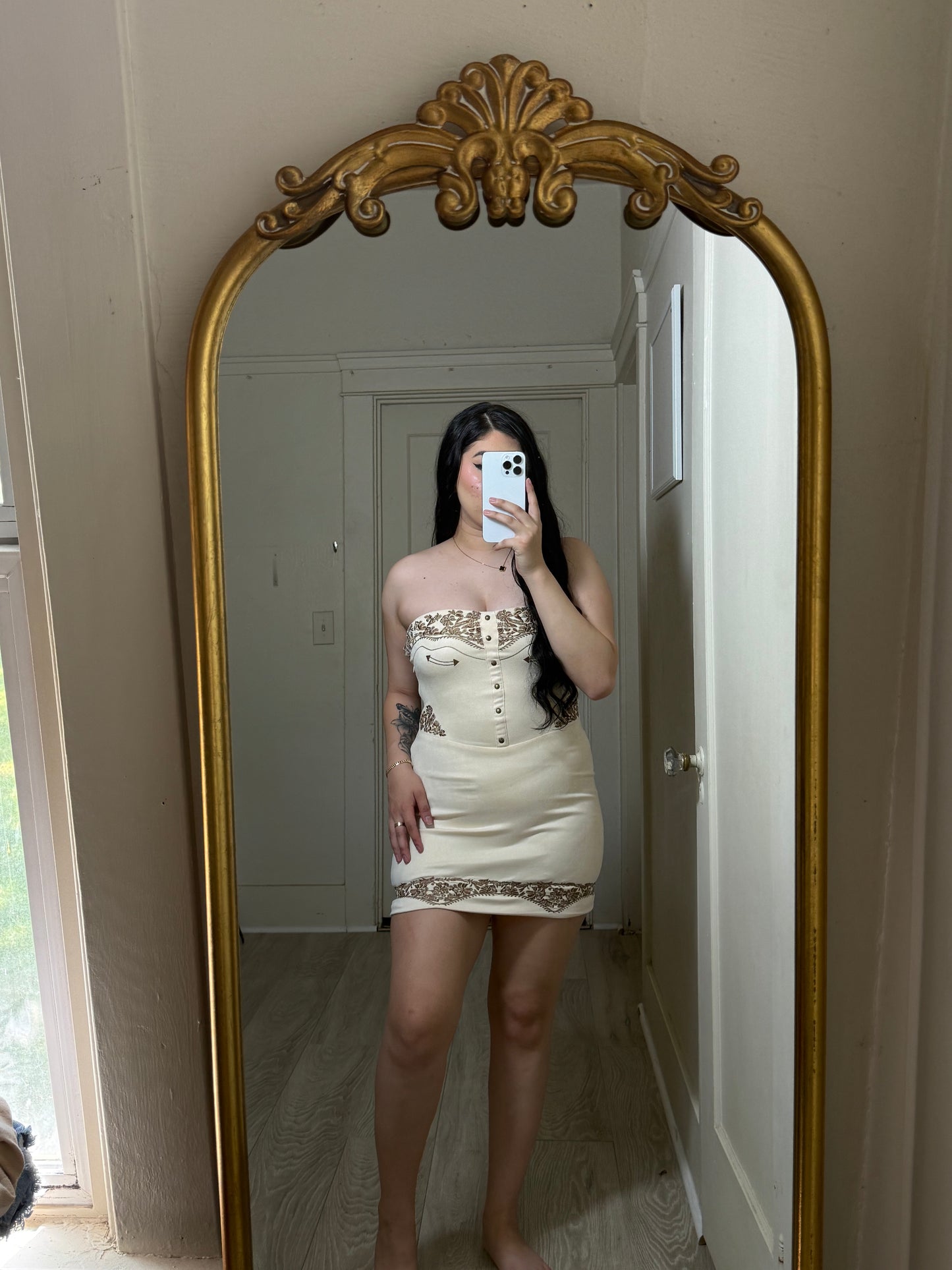 Roxana Cream Dress