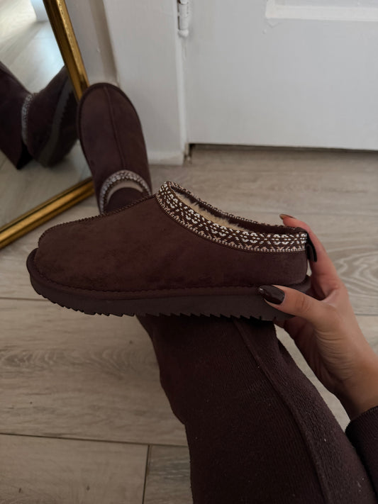 Brown slipper