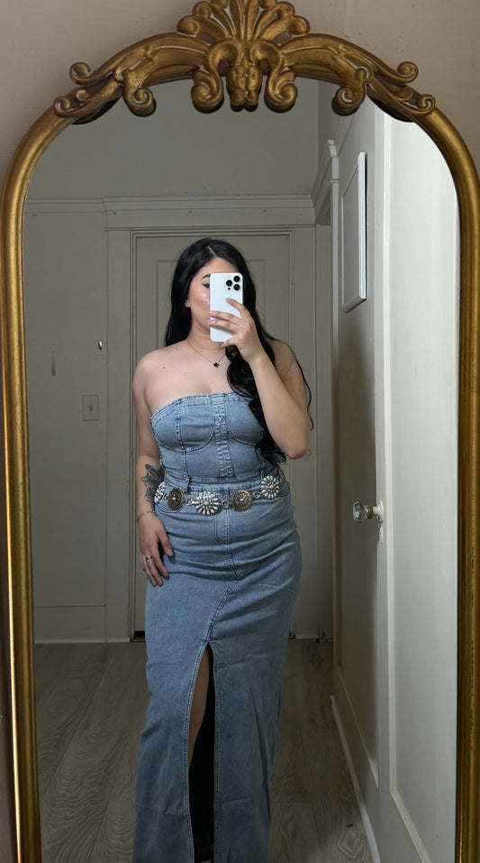 Kayla Denim Dress