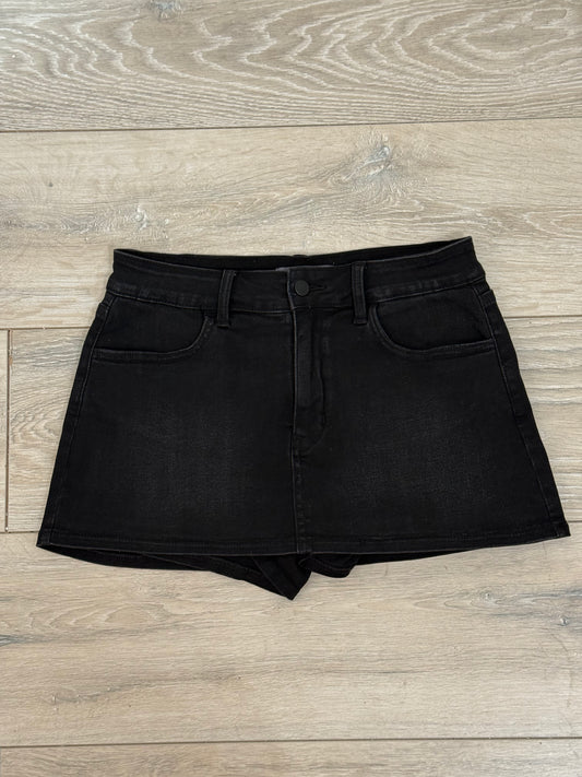 Valeria Black denim skort