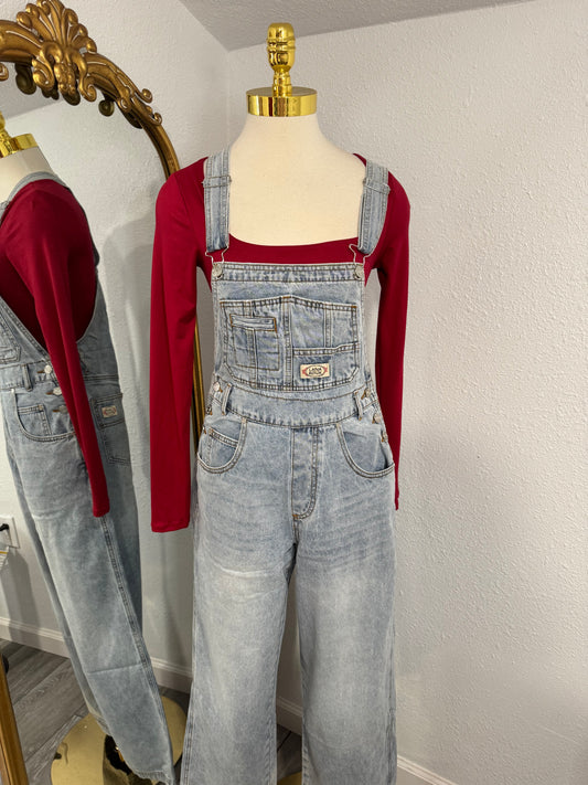 Luna Overall (LIGHT DENIM)