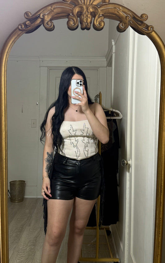 Monica Cream Top