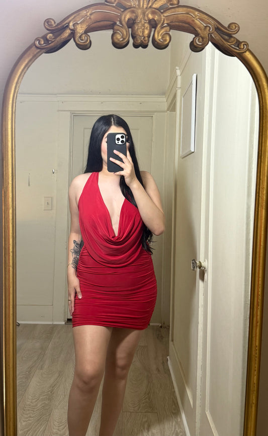 Briana Red Dress