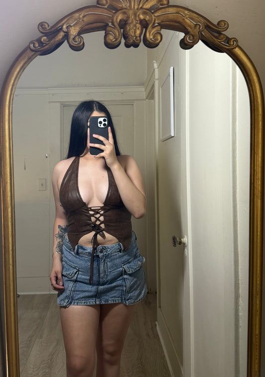 Zully Brown Top